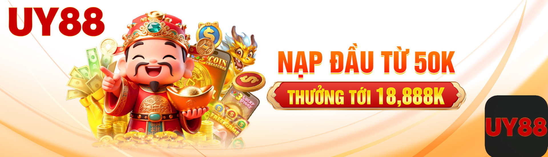 Nạp đầu từ 50k tại uy88g bet thưởng tới 18.888k